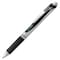 Pentel EnerGel RTX Gel Pen, Retractable, Medium 0.7 mm, Black Ink, Black/Silver Barrel, 12PK BL77PC12A1 - alternate 1